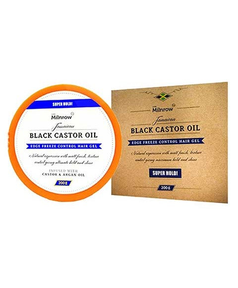 June Milnrow Jamaican Black Castor Oil Edge Freeze Control Hair Gel