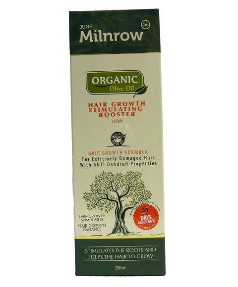 June Milnrow  Organic Olive Oil Hair Growth Stimulating Booster