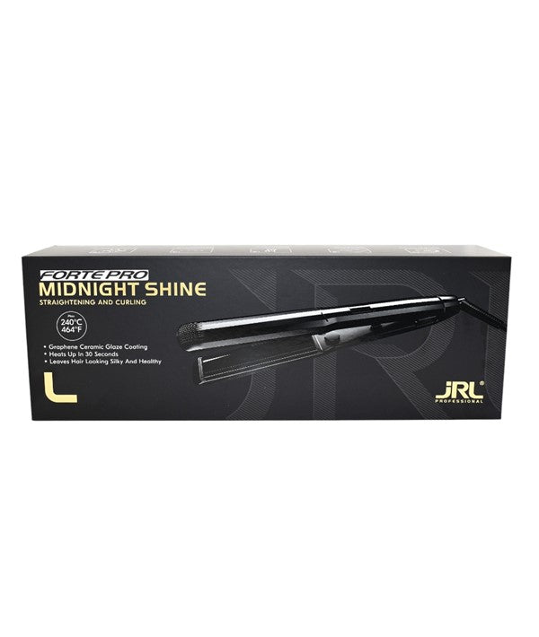 JRL Professional  Forte Pro Midnight Shine Straightening And Curling Black