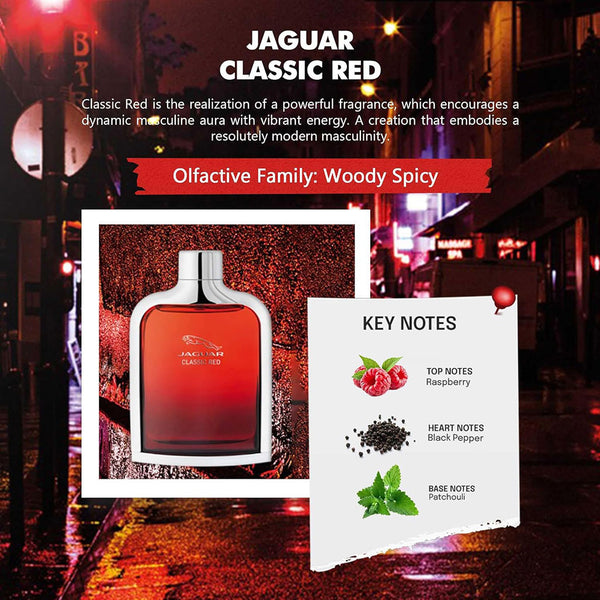 Jaguar Classic Red Eau De Toilette