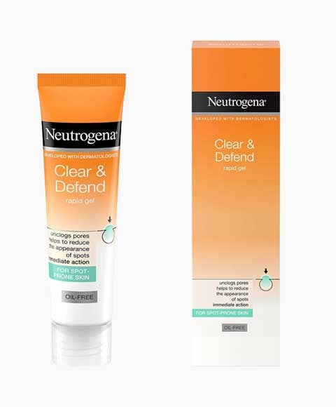 Johnson And Johnson Neutrogena - Clear And Defend Oil Free Rapid Gel