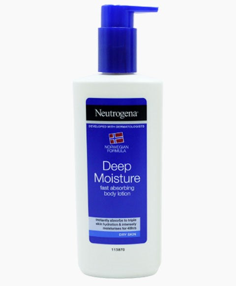 Johnson And Johnson Neutrogena Norwegian Formula Deep Moisture Body Lotion Dry Skin