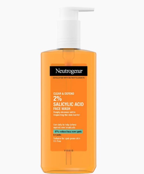 Johnson And Johnson Neutrogena Visibly Clear Spot Proofing Daily Wash