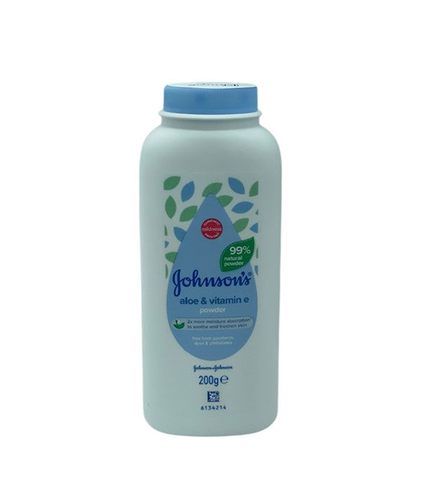Johnson And Johnson Johnsons - Baby Aloe Vera And Vitamin E Powder