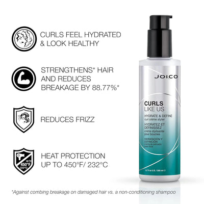 Joico Curls Like Us Hydrate And Define Curl Creme Styler 200ml