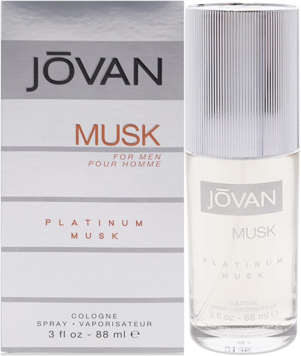 Jovan  Platinum Musk For Men Cologne Spray
