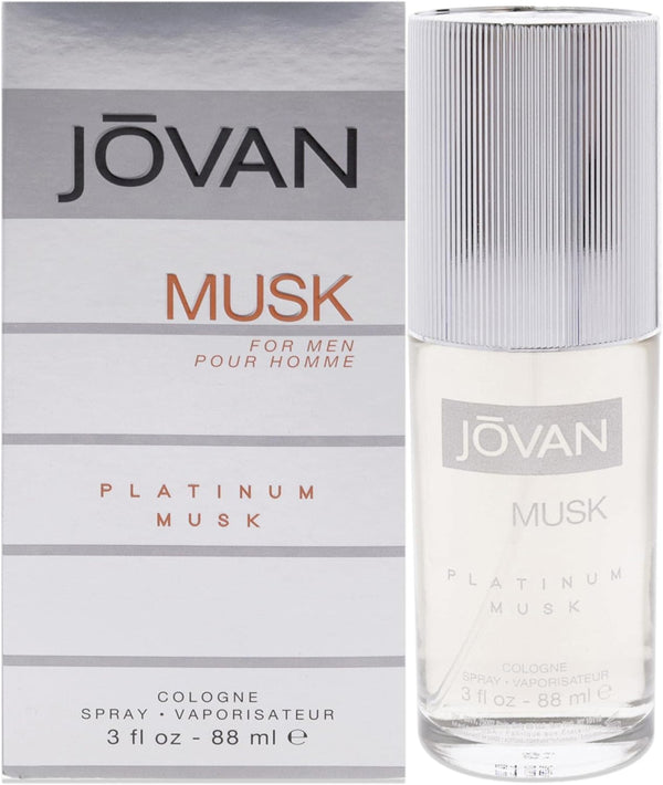 Jovan  Platinum Musk For Men Cologne Spray