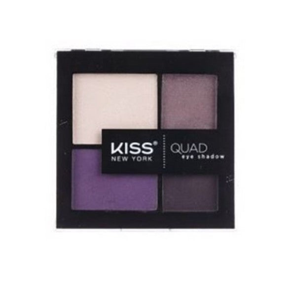 Kiss  New York Quad Eyeshadow Purple KQS02