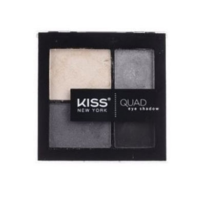 Kiss New York Quad Eyeshadow Grey KQS04