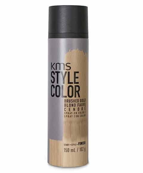 KMS  Style Color Brushed Gold Spray Con Color