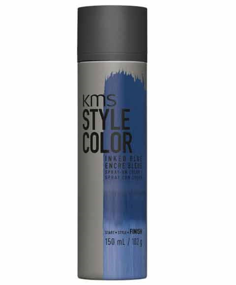 KMS  Style Color Inked Blue Spray Con Color