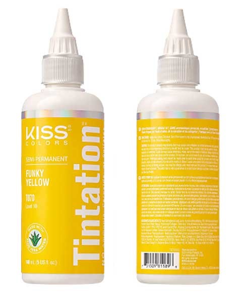 Kiss Products Kiss Colors Tintation Semi Permanent Funky Yellow T070