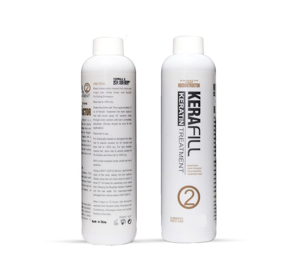 Kerafill Professional Keratin Hair Reconstructor Hair Straight & Repairs 280ml