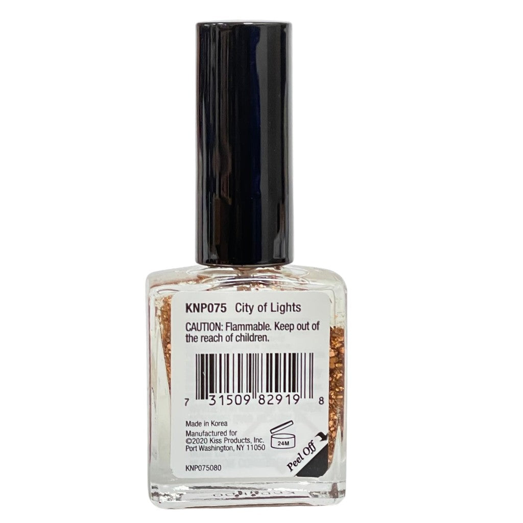 Kiss  New York Professional Gel Strong Nail Polish KNP075 City Of Light
