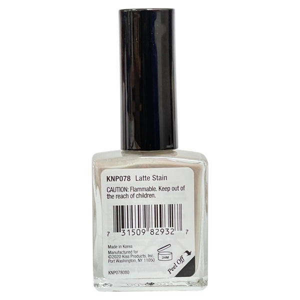 Kiss  New York Professional Gel Strong Nail Polish KNP078 Latte Stain