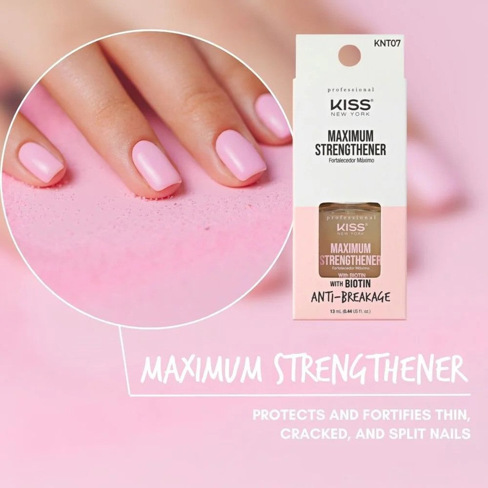 Kiss  New York Professional Maximum Strengthener With Biotin Anti Breakage