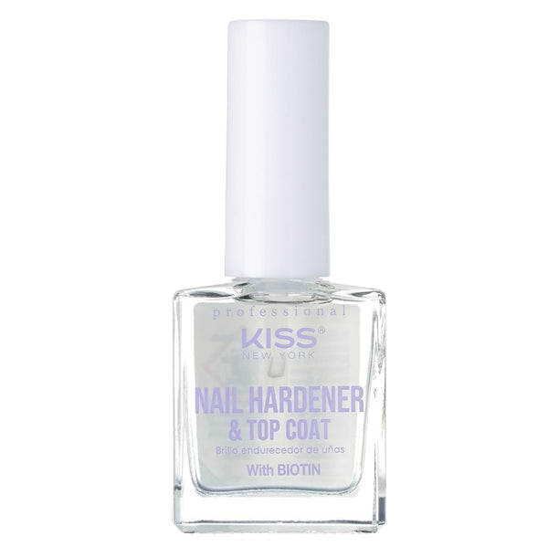 Kiss  New York Professional Nail Hardener And Top Coat With Biotin Instant Shield