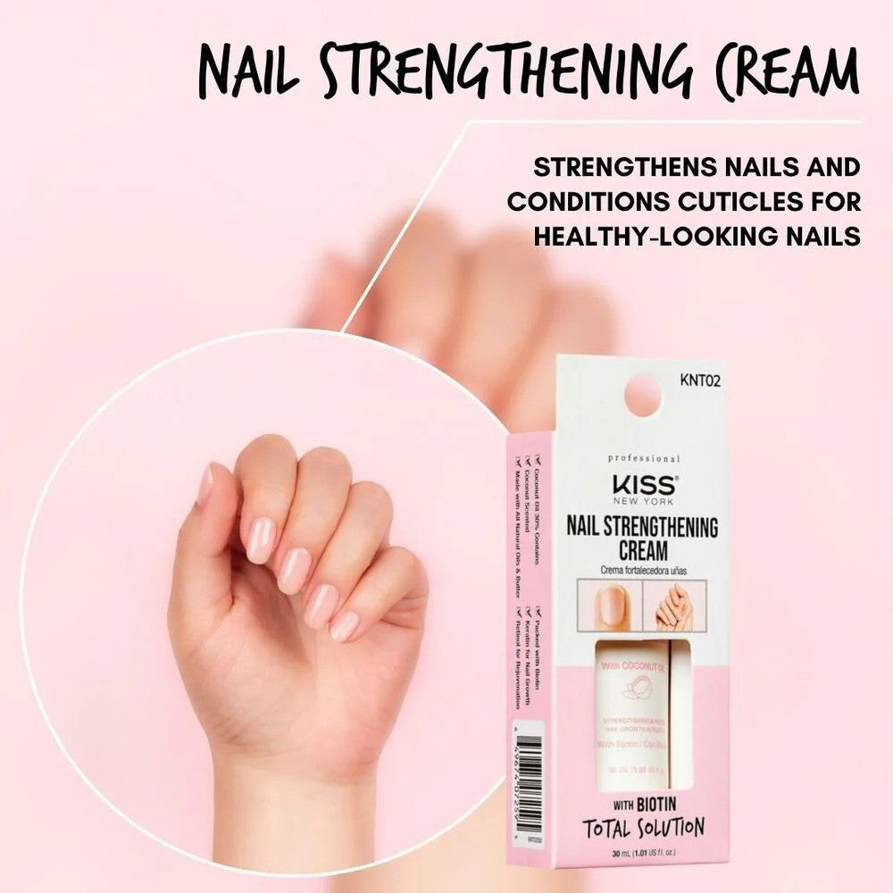 Kiss  New York Professional Nail Strengthening Cream With Biotin Total Solution