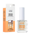 Kiss  New York Professional Shine Base And Top Coat With Biotin Anti Chipping