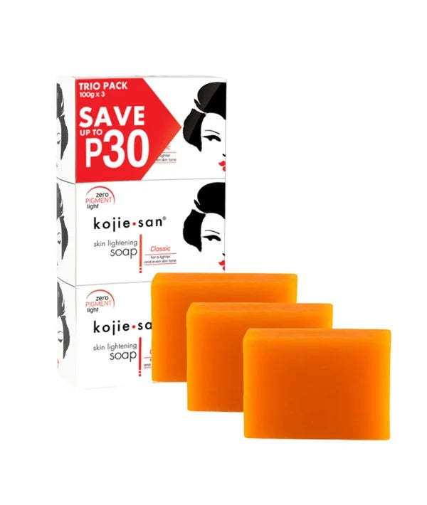Kojie San Skin Lightening Multi-Pack Soap Reduce Dark Spot 65g / 100g, 135g - Afro Hair Boutique