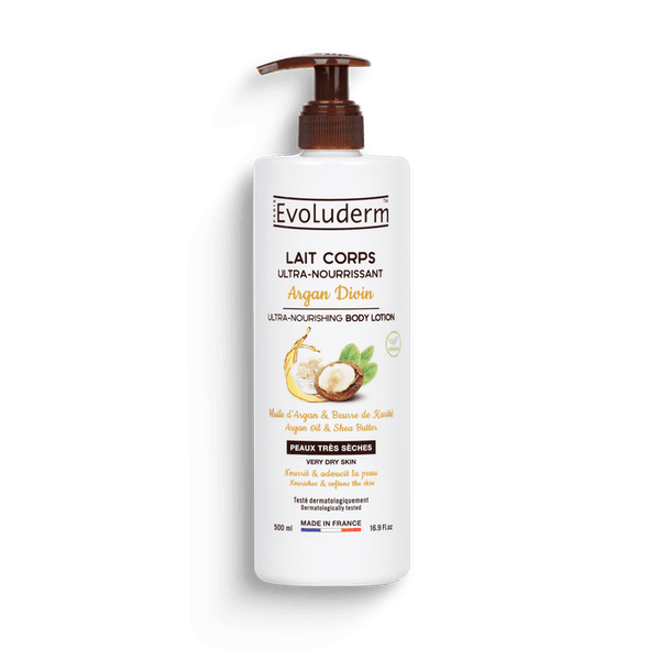 Evoluderm Nourishing Argan Body Lotion 500ml - Afro Hair Boutique