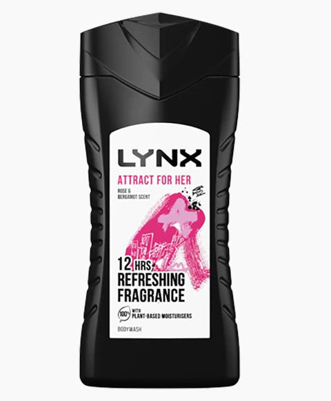 Lynx Attract For Her Rose And Bergamot Scent Body Wash