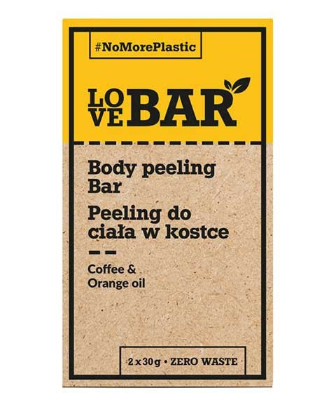 Love Bar  Body Peeling Bar With Coffee And Orange Oil