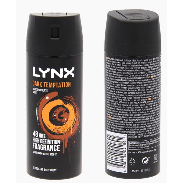 Lynx Dark Temptation 48H High Definition Fragrance Deodorant Spray