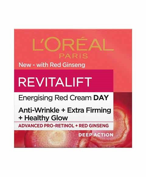 Loreal Revitalift Red Ginseng Energising Red Cream Day