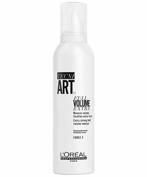 Loreal  Tecni Art Full Volume Extra Strong Hold Mousse Force 5