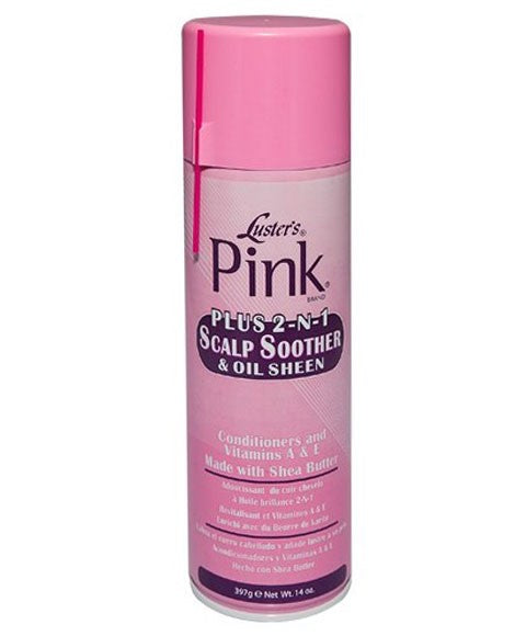 Lusters Products Pink 2 N 1 Scalp Soother And Oil Sheen Spray
