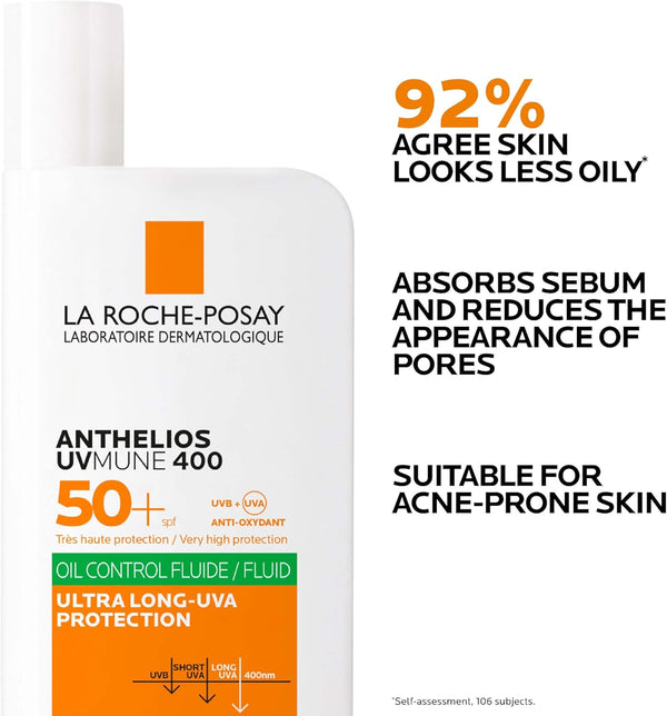 La Roche Posay  Anthelios Uvmune 400 Fluid Oil Control SPF50 Plus