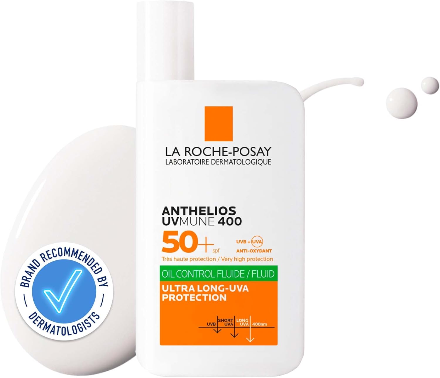 La Roche Posay  Anthelios Uvmune 400 Fluid Oil Control SPF50 Plus