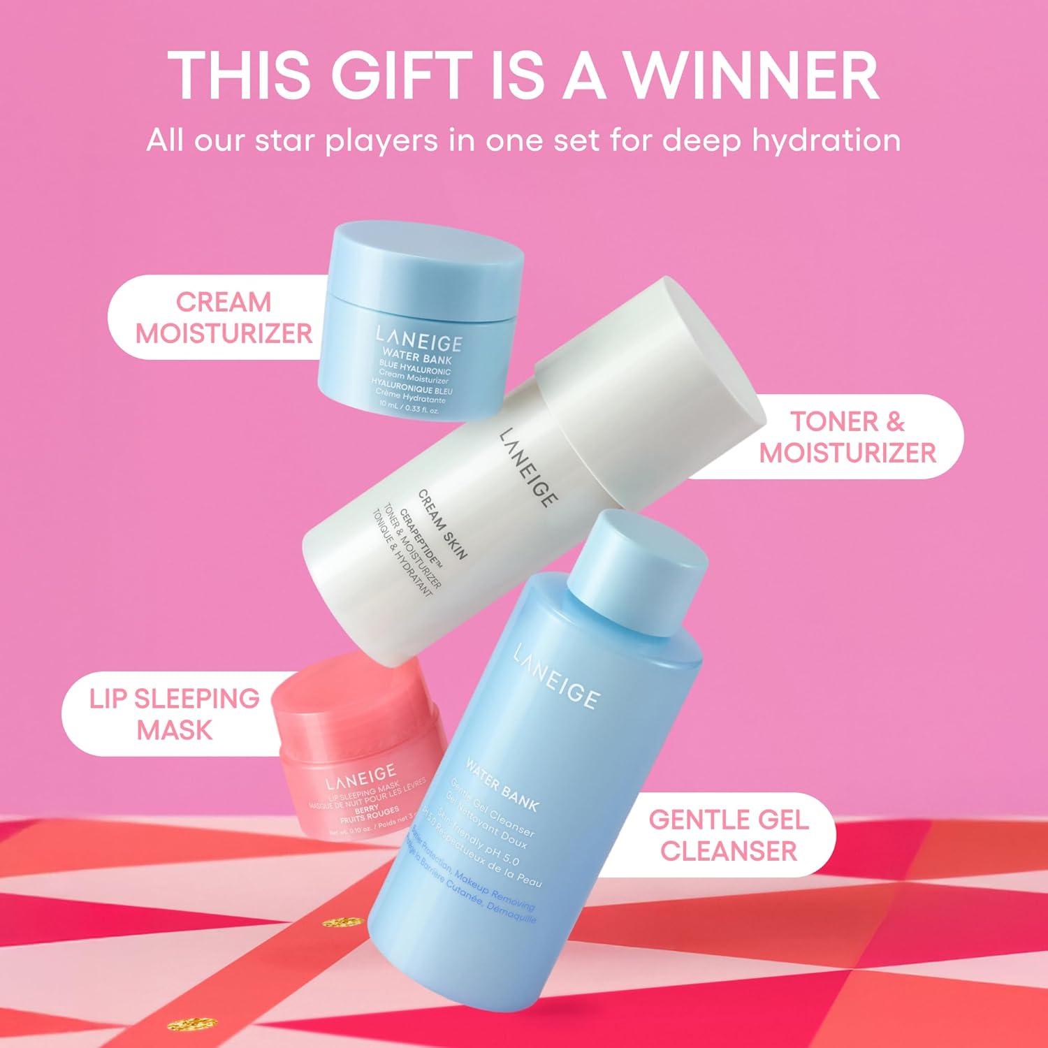 Laneige  Hydration To Go 4 Pieces