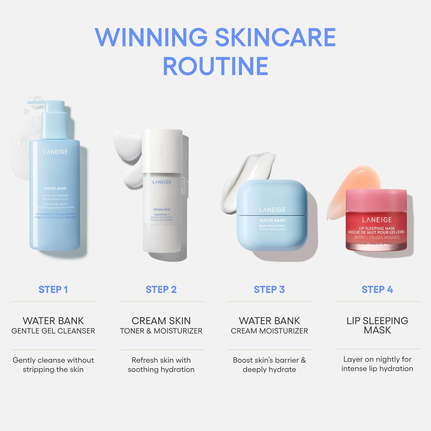 Laneige  Hydration To Go 4 Pieces