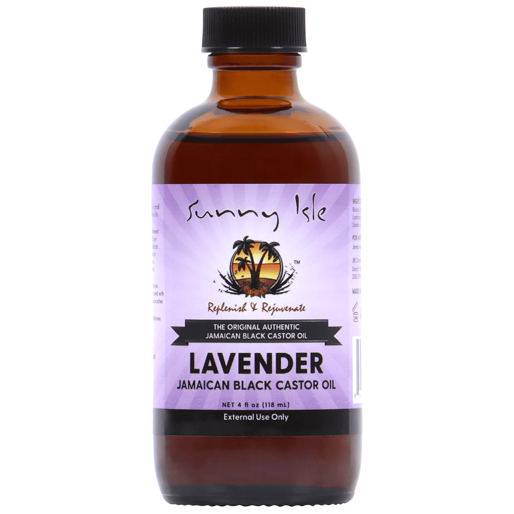 Sunny Isle Lavender Jamaican Black Castor Oil 4oz / 6oz