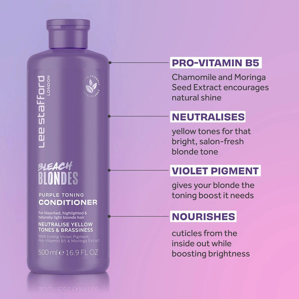 Lee Stafford  Bleach Blondes Purple Toning Conditioner