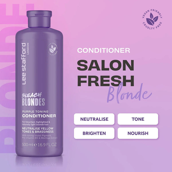 Lee Stafford  Bleach Blondes Purple Toning Conditioner