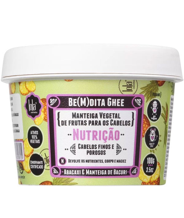 Lola Cosmetics  Bemdita Ghee Nutricao Nourishing Vegan Hair Butter