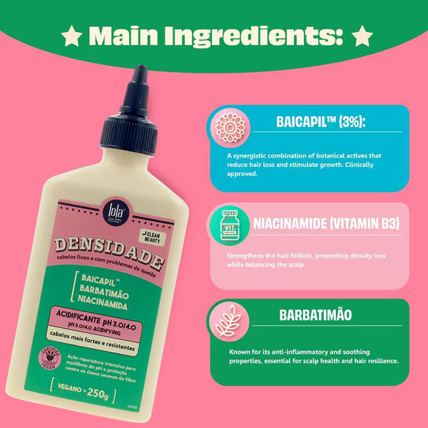 Lola Cosmetics Densidade Acidifier Intensive Repair Treatment 250g - Afro Hair Boutique