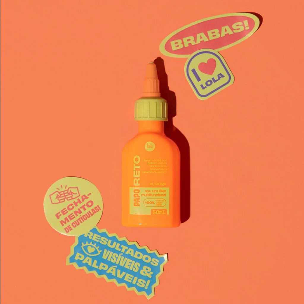 Lola Cosmetics  Papo Reto Multifuncional Heat Protection Oil