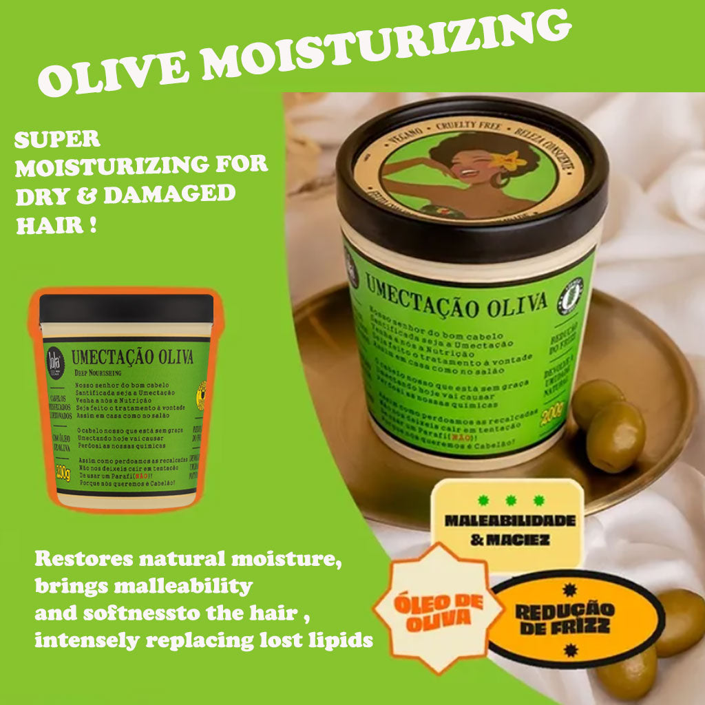 Lola Cosmetics  Umectacao Oliva Deep Nourishing Hair Mask