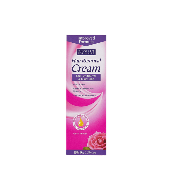 Beauty Formulas Hair Removal Cream With Touch Of Rose 110ml
