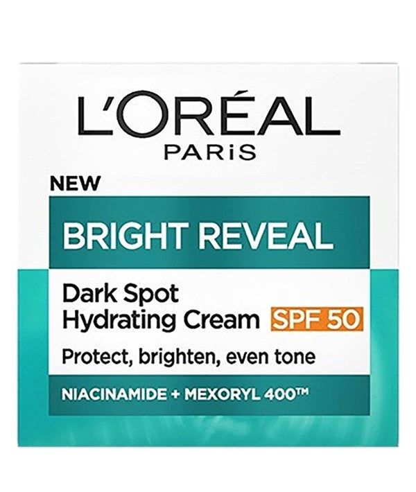 loreal  Bright Reveal Dark Spot Hydrating Cream SPF 50