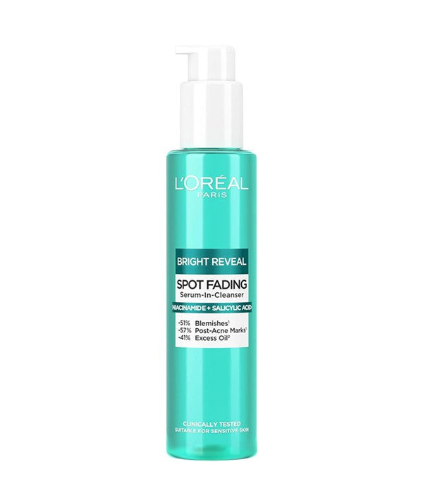 loreal  Bright Reveal Spot Fading Serum In Cleanser