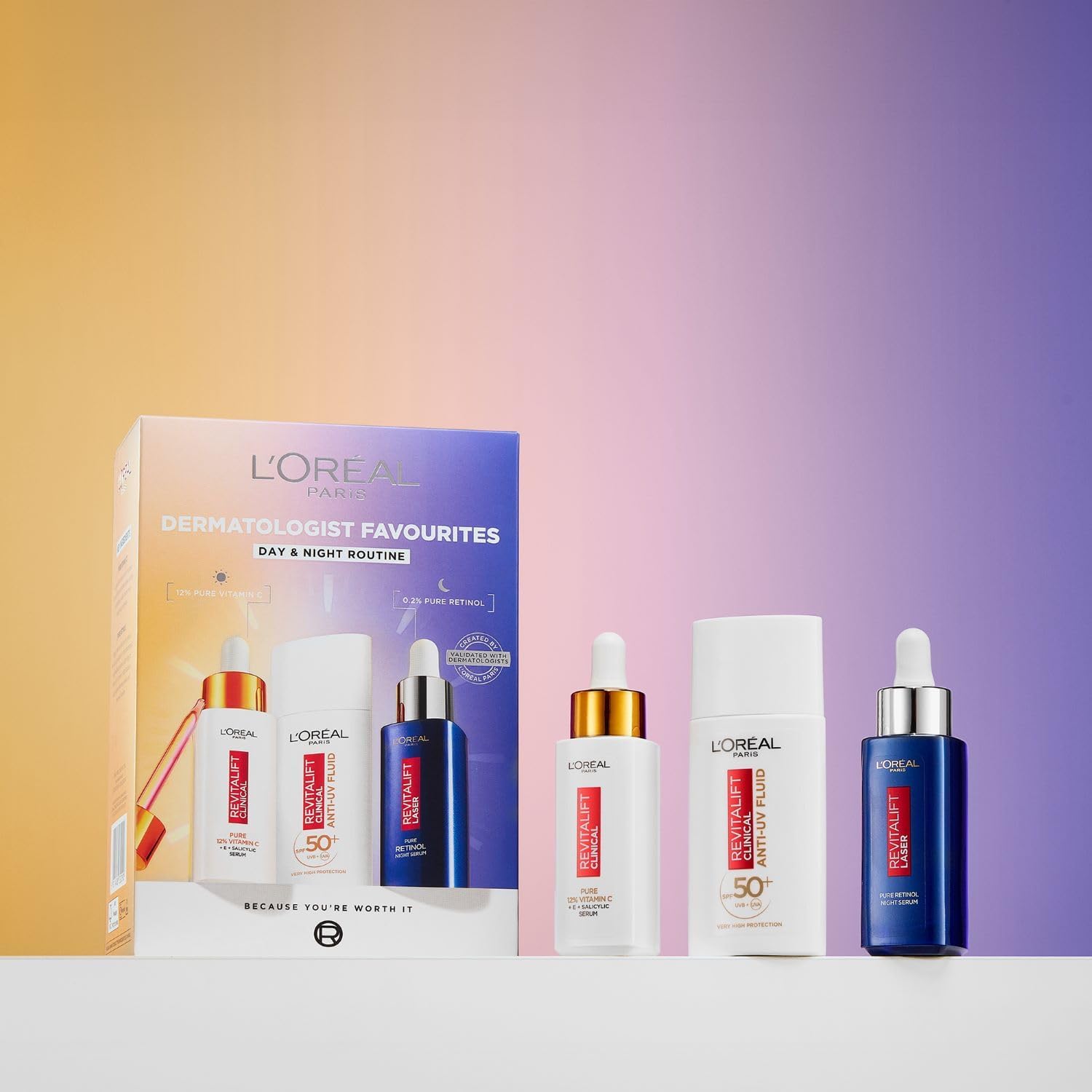 Loreal  Dermatologist Favourites Day And Night Routine Kit