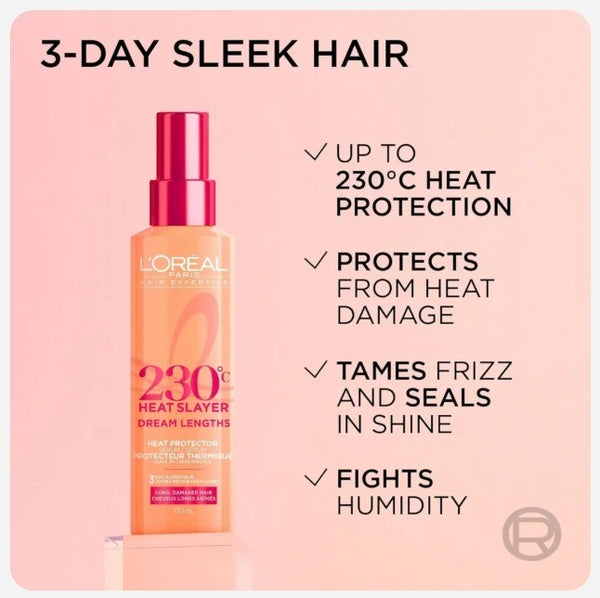 Loreal Paris Elvive Dream Lengths Heat Slayer Iron Spray