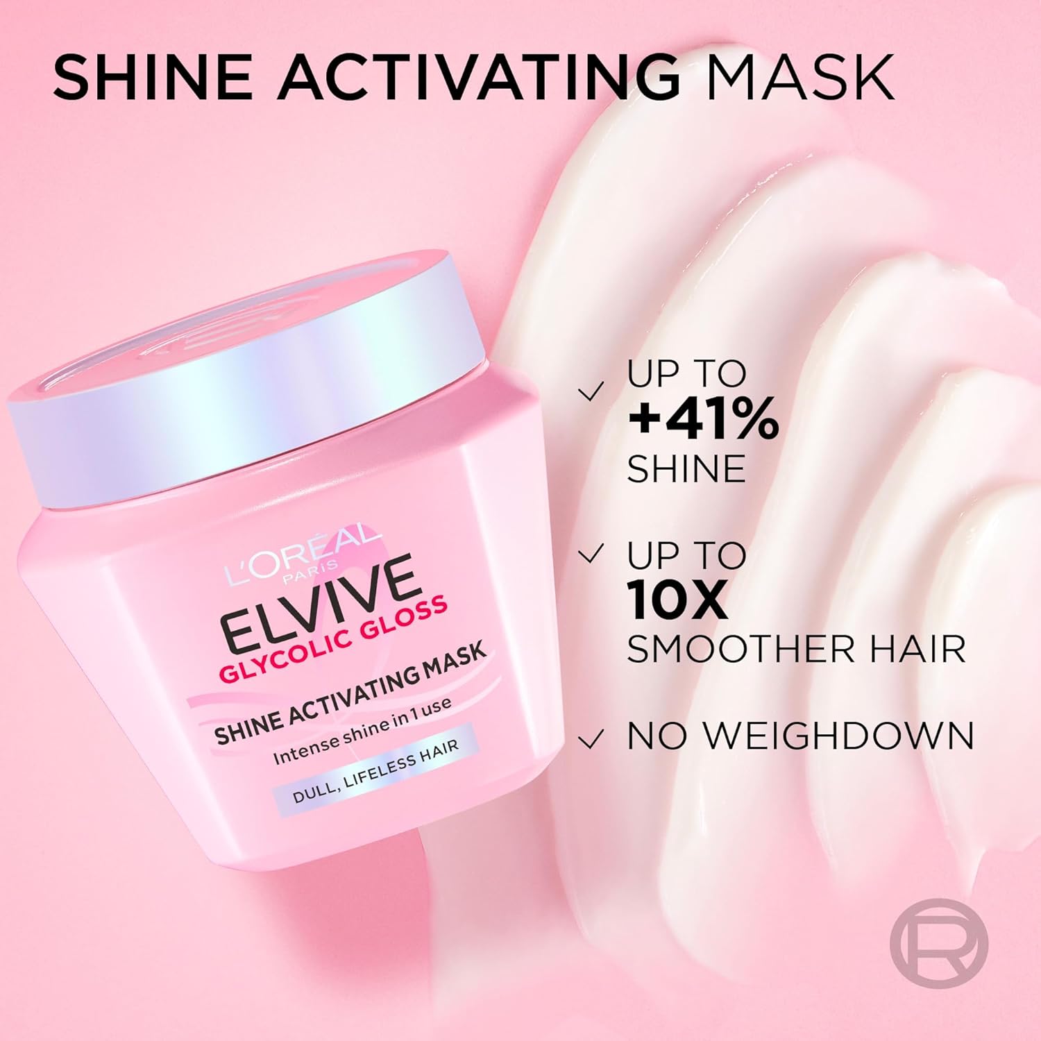 Loreal Elvive Glycolic Gloss Shine Activating Mask