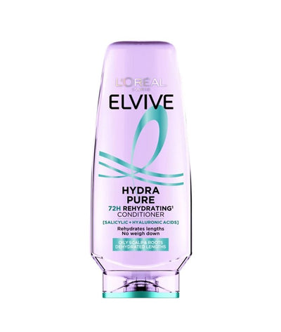 Loreal Elvive Hydra Pure 72H Rehydrating Conditioner 200ml / 300ml - 500ml