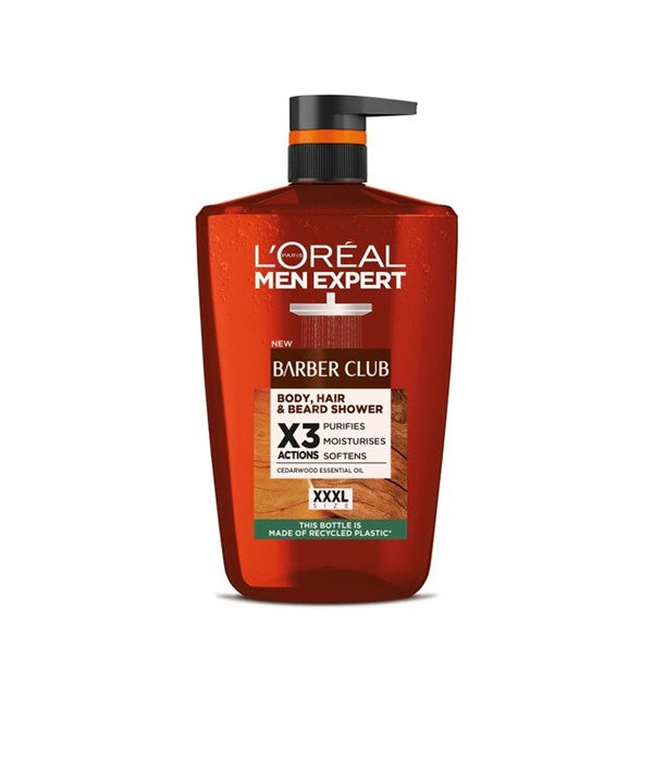 Loreal  Men Expert Barber Club X3 Body Hair Beard Shower Gel